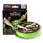 ZSINÓR WIZARD JIG BRAID 0,15MM 9.1 KG 110M LIME GREEN