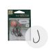 MARUTO HOROG 8355BL CARP HOOKS FORGED STRAIGHT EYE BARBLESS HC BLACK NICKEL 4