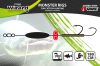 WIZARD MONSTER RIVER UPOSE PRO DOUBLE MONOBRAID RIG 30G 9/0+11/0 ROUND