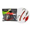 WIZARD MONSTER RIVER DOUBLE UPOSE PRO MONOBRAID RIG 4+4G 6/0+8/0 SPECIMEN