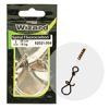 WIZARD SPIRÁL KAPOCS 4 FLUOROCARBON ELŐKE 15KG 25CM 2DB/CS