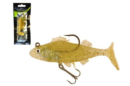 WIZARD SWIMBAIT - BIG PERCH 3 INCH - GREEN HOLO