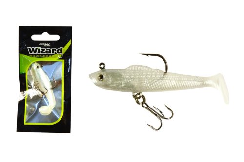 WIZARD SWIMBAIT PADDLE SHAD 2 INCH WHITE