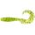 FISHUP_FANCY GRUB 2.5" (10PCS.), #055 - CHARTREUSE/BLACK