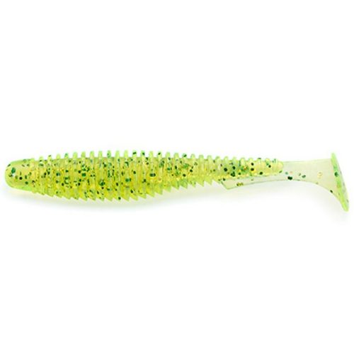 FISHUP_U-SHAD 2.5" (9PCS.), #026 - FLO CHARTREUSE/GREEN