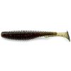 FISHUP_U-SHAD 3" (9PCS.), #043 - WATERMELON BROWN/BLACK