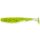 FISHUP_U-SHAD 4" (8PCS.), #055 - CHARTREUSE/BLACK