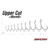 DECOY WORM9 UPPERCUT #1 NS BLACK 9PCS/BAG