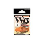 DECOY WORM9 UPPERCUT #4/0 NS BLACK 6PCS/BAG