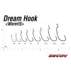 DECOY WORM15 DREAM HOOK #1/0 NS BLACK 9PCS/BAG