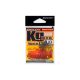 DECOY WORM17 KG HOOK #1 NS BLACK 9PCS/BAG