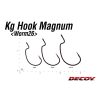 DECOY WORM26 KG HOOK MAGNUM #6/0 NS BLACK 4PCS/BAG