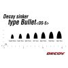 DS-5 DECOY SINKER TYPE BULLET 7G GUN BLACK 4PCS/BAG