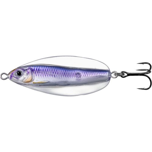 LIVETARGET ERRATIC SHINER SPOON SILVER/VIOLET 50 MM 7 G