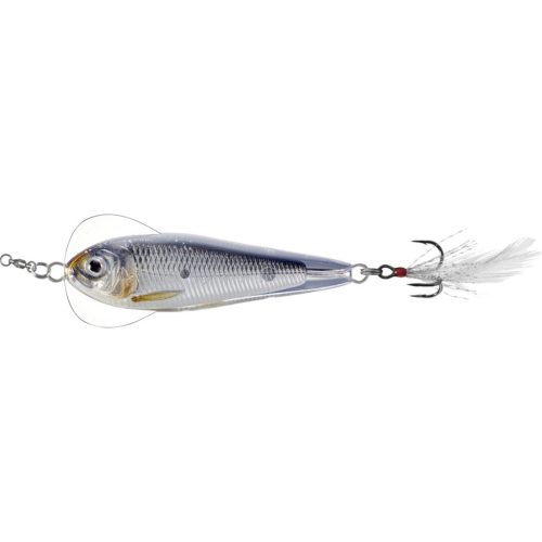 LIVETARGET FLUTTER SHAD JIGGING SPOON SILVER/BLACK 50 MM 11 G