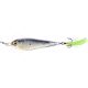 LIVETARGET FLUTTER SHAD JIGGING SPOON GLOW/BLACK 50 MM 11 G