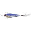 LIVETARGET FLUTTER SHAD JIGGING SPOON SILVER/VIOLET 55 MM 14 G