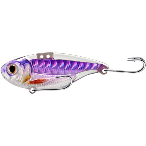 LIVETARGET SONIC SHAD BLADE BAIT VIOLET/BLACK BACK 50 MM 11G