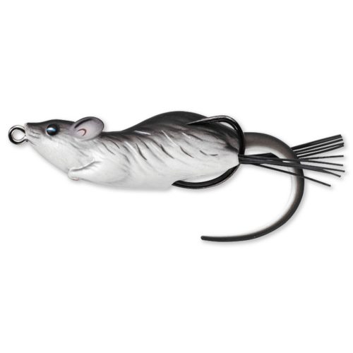 LIVETARGET MOUSE WALKING BAIT BLACK/WHITE 70 MM 14 G