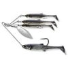 LIVETARGET MINNOW SPINNER RIG SMOKE/SILVER SMALL 11 G