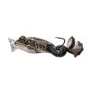 LIVETARGET THE ULTIMATE FROG POPPER BAIT  BROWN / BLACK 50MM 21G FLOATING