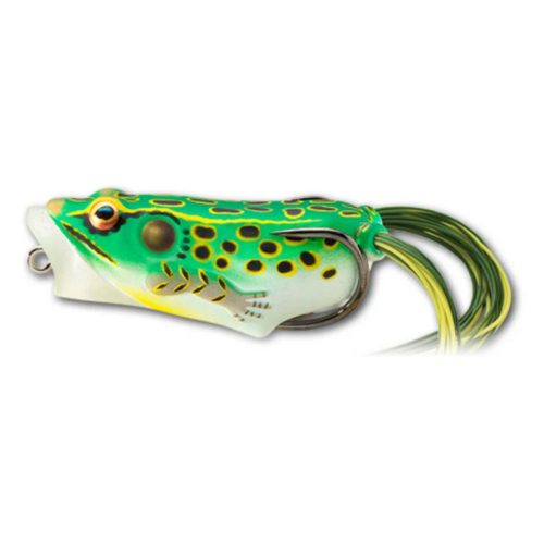 LIVETARGET FROG POPPER FLOROSCENTGREEN/YELLOW 55MM 11G FLOATING