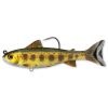 LIVETARGET TROUT (PARR) SWIMBAITGOLD/OLIVE 109MM 21G SINKING