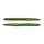 LIVETARGET 6" STICK WORM BROWN / CHARTREUSE 150 MM  SLOW SINKING 4DB/CSOMAG