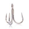 MUSTAD UN INLINE TREBLE - 5X STRONG TITAN STEEL 2/0 4DB/CS