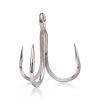 MUSTAD UN INLINE TREBLE - 5X STRONG TITAN STEEL 7/0 2DB/CS