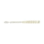 MUSTAD AJI BEAVER TAIL 2.5'' CLEAR LUMINOUS SILVER GLITTER 12DB/CSOMAG