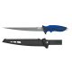 MUSTAD 9" 4116 STAINLESS STEEL FILLET KNIFE - PTFE NON-STICK COATING BLUE