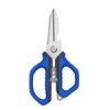 MUSTAD 7", SCISSORS, 420 STAINLESS STEEL, FINE POLISHED BLUE