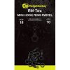 RIDGEMONKEY RM-TEC MINI HOOK RING SWIVEL MIKRO KARIKÁS FORGÓ 10DB